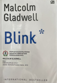 Blink : Kemampuan berpikir tanpa berpikir
