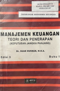 Manajemen Keuangan Teori dan Penerapan