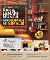 Ragam Desain Rak & Lemari Mungil untuk rumah minimalis