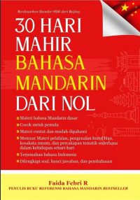 30 Hari Mahir Bahasa Mandarin Dari Nol