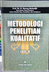 Metodologi Penelitian Kualitatif
